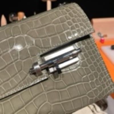 wholesale quality hermes verrou 17 shiny allligator gris tourterelle phw